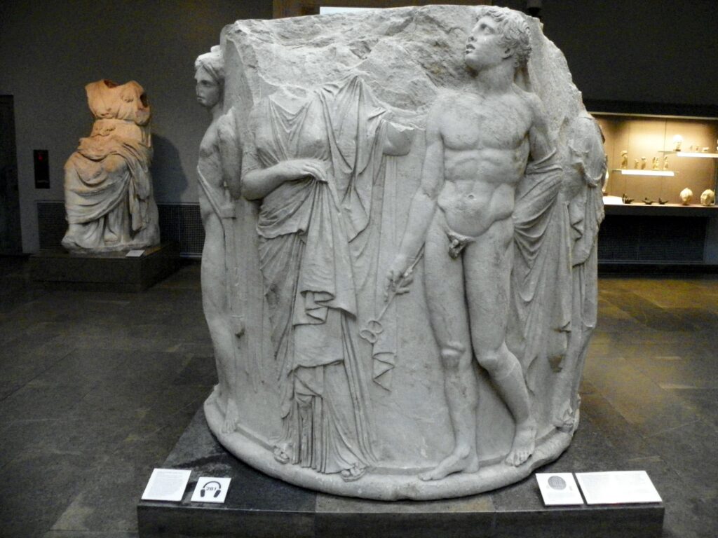 Temple of Domitian in Ephesus and Why the City Was Called Neokoros 5 Sculpted marble column drum from the Temple of Artemis at Ephesus, on display in the British Museum in London