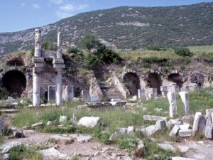 Vaulted terrace of the Temple of the Sebastoi, the imperial cult temple of Ephesus